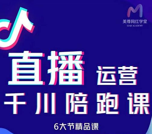 美尊-抖音直播运营千川系统课：直播​运营规划、起号、主播培养、千川投放等-问小徐资源库
