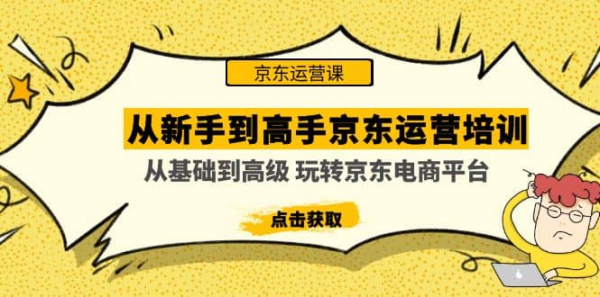 从新手到高手京东运营培训：从基础到高级 玩转京东电商平台(无水印)-问小徐资源库