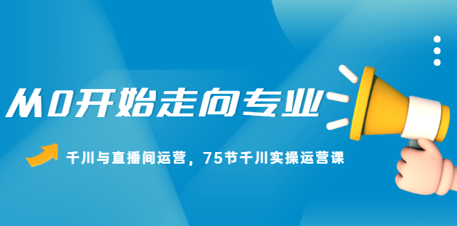 从0开始走向专业，千川与直播间运营，75节千川实操运营课-问小徐资源库