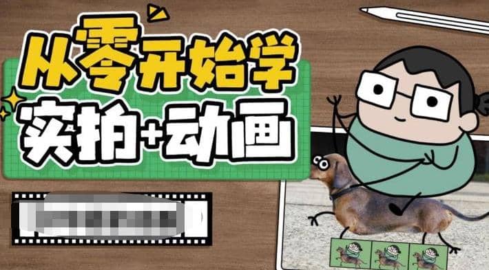从零开始学实拍加动画，实拍加动画创意教程（49节视频课）-问小徐资源库