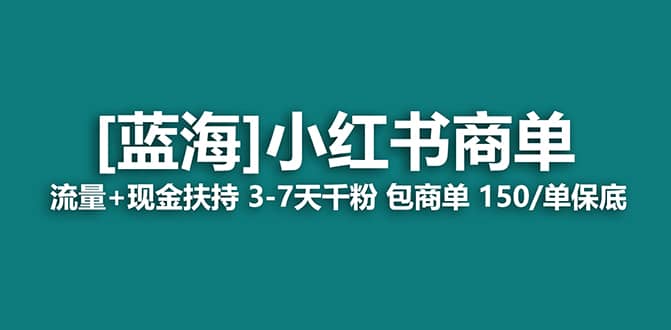 2023蓝海项目【小红书商单】流量+现金扶持，快速千粉，长期稳定，最强蓝海-问小徐资源库