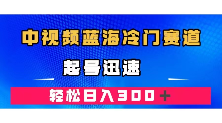 中视频蓝海冷门赛道，韩国视频奇闻解说，起号迅速，日入300＋-问小徐资源库