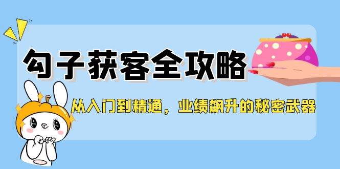 从入门到精通，勾子获客全攻略，业绩飙升的秘密武器-问小徐资源库