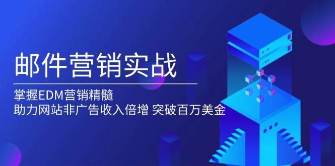 邮件营销实战，掌握EDM营销精髓，助力网站非广告收入倍增，突破百万美金-问小徐资源库