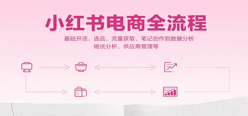 小红书电商全流程，基础开店、选品、流量获取、笔记创作到数据分析、供应商管理等-问小徐资源库