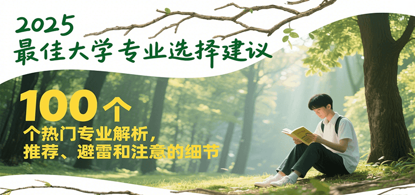 2025最佳大学专业选择建议，100个热门专业解析，推荐、避雷和注意的细节-问小徐资源库