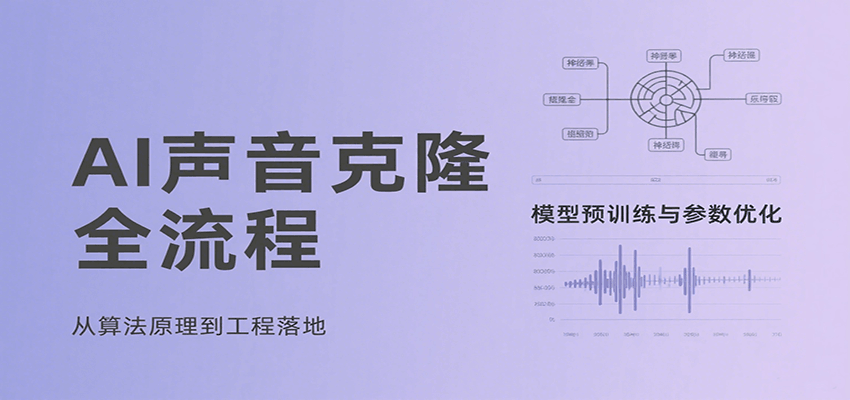 AI声音克隆全流程，基础概念到实战应用，3秒极速声音复刻、模型预训练、云端部署等-问小徐资源库