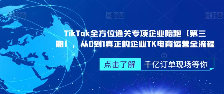 ‎TikTok全方位通关专项企业陪跑【第三期】，从0到1真正的企业TK电商运营全流程-问小徐资源库