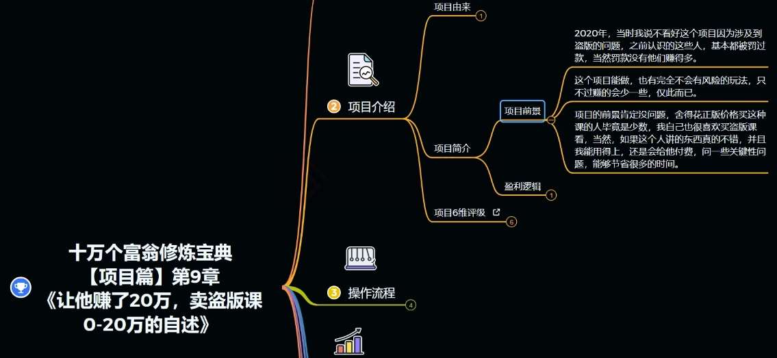 图片[2]-十万个富翁修炼宝典之9.让他赚了20万，卖盗版课0-20万的自述-问小徐资源库