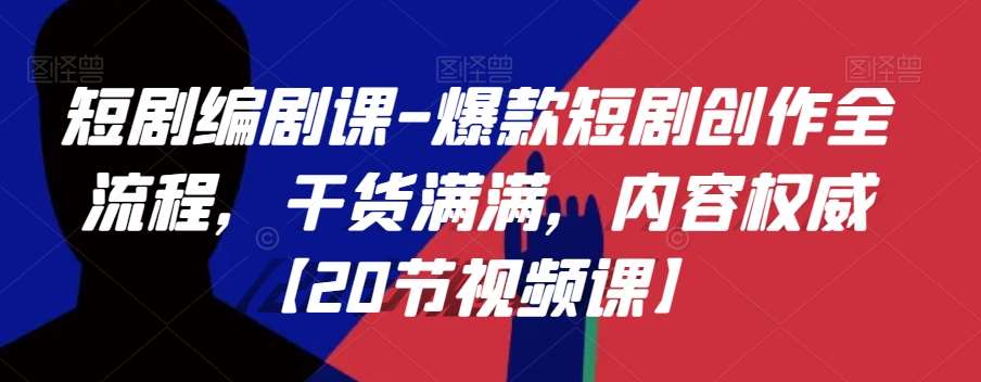 短剧编剧课-爆款短剧创作全流程，干货满满，内容权威【20节视频课】-问小徐资源库