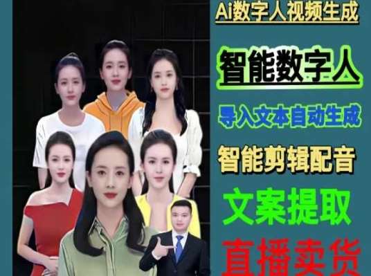 伍老师Ai数字人快速剪辑制作以及变现视频课-问小徐资源库