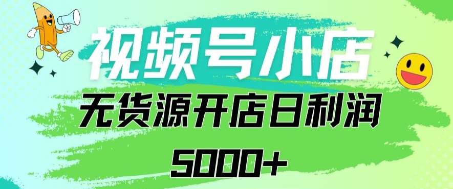 视频号无货源小店从0到1日订单量千单以上纯利润稳稳5000+【揭秘】-问小徐资源库