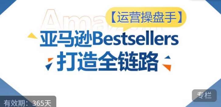 运营操盘手！亚马逊Bestsellers打造全链路，选品、Listing、广告投放全链路进阶优化-问小徐资源库