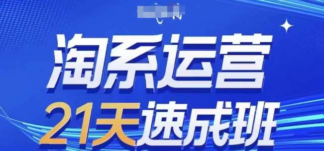 淘系运营21天速成班(更新24年6月)，0基础轻松搞定淘系运营，不做假把式-问小徐资源库