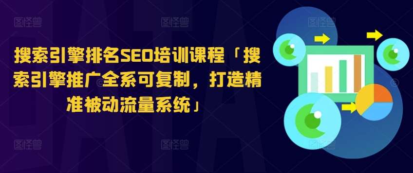 搜索引擎排名SEO培训课程「搜索引擎推广全系可复制，打造精准被动流量系统」-问小徐资源库