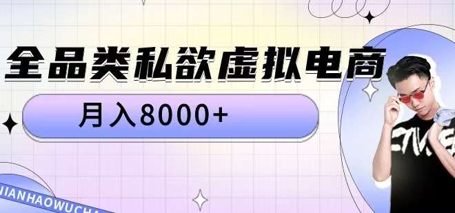 全品类私欲虚拟电商，月入8000+【揭秘】-问小徐资源库