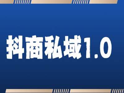 抖商服务私域1.0，抖音引流获客详细教学-问小徐资源库