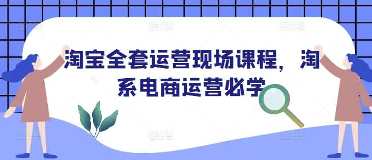 淘宝全套运营现场课程，淘系电商运营必学-问小徐资源库