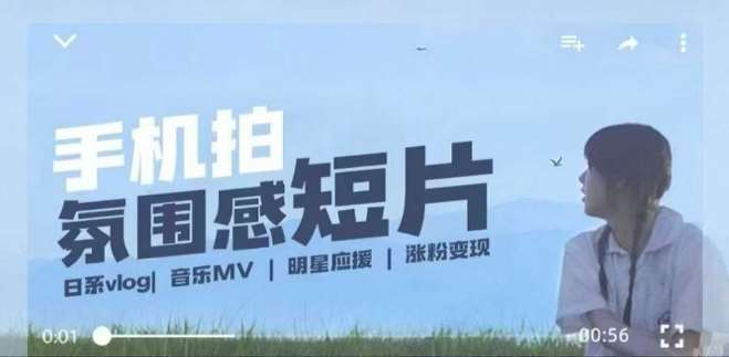 用手机拍微剧情短片，使用镜头记录美好生活，设备+创作+拍摄+后期，制作全流程一网打尽-问小徐资源库