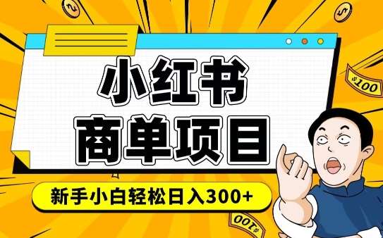 小红书千粉商单，稳定快速变现项目，实现月入6-8k并不是很难-问小徐资源库