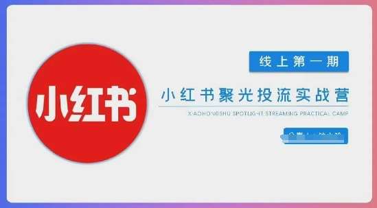 小红书聚光陪跑第一期，教你从0到1玩转小红书聚光投流，搭建小红书付费投流团队，更快的见到效果-问小徐资源库
