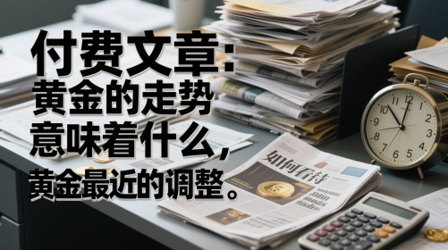 付费文章：黄金的走势意味着什么，如何看待黄金最近的调整-问小徐资源库