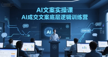 AI文案实操课，AI成交文案底层逻辑训练营-问小徐资源库