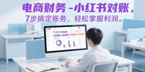 电商财务-小红书对账，7步搞定账务，轻松掌握利润-问小徐资源库