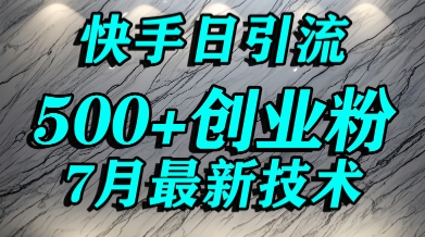 创业粉怎么打？快手精准引流创业粉，宝妈群体日进500+精准流量-问小徐资源库