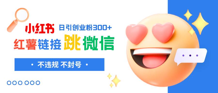 （8010期）小红薯跳转微信链接制作和引流思路，不违规不封号！-问小徐资源库