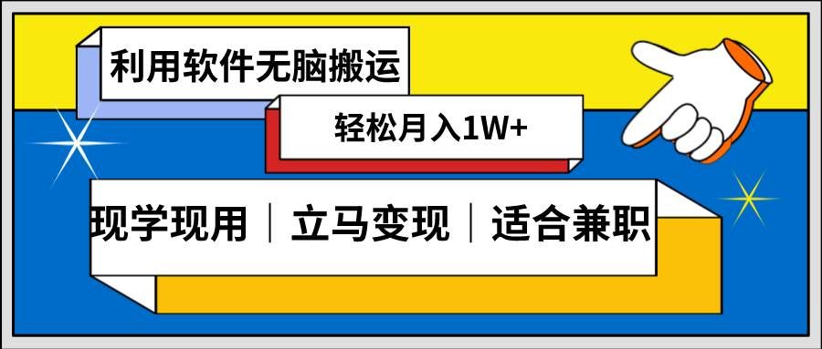 （8496期）低密度新赛道 视频无脑搬 一天1000+几分钟一条原创视频 零成本零门槛超简单-问小徐资源库