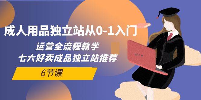 （10082期）成人用品独立站从0-1入门，运营全流程教学，七大好卖成品独立站推荐-6节课-问小徐资源库