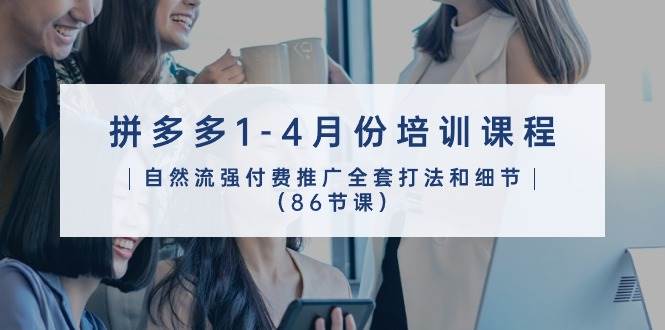（10495期）拼多多1-4月份培训课程，自然流强付费推广全套打法和细节（86节课）-问小徐资源库