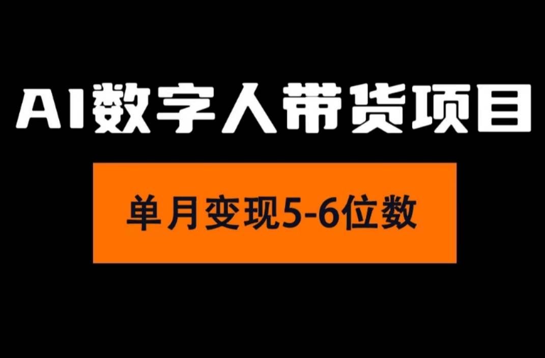 （11751期）2024年Ai数字人带货，小白就可以轻松上手，真正实现月入过万的项目-问小徐资源库