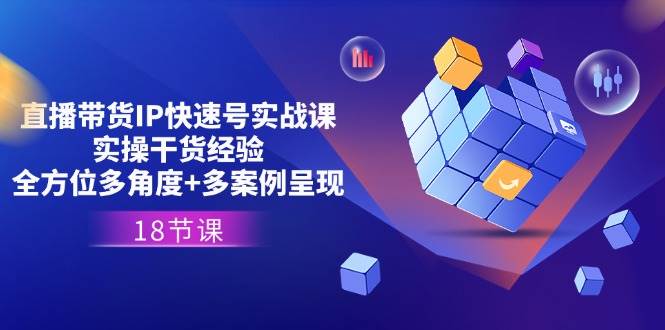 （11495期）直播带货IP快速号实战课，实操干货经验+全方位多角度+多案例呈现(18节)-问小徐资源库