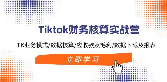 （11978期）Tiktok财务核算实战营：TK业务模式/数据核算/应收款及毛利/数据下载及报表-问小徐资源库