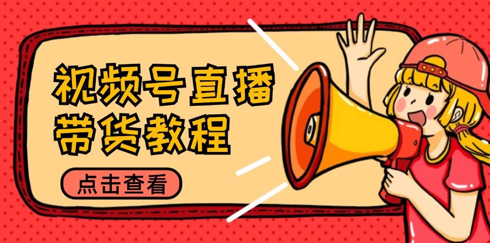 （12796期）视频号直播带货教程：选品思路与话术拆解/掌握多种带货套路/提升直播效果-问小徐资源库