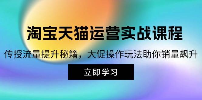 （12959期）淘宝&天猫运营实战课程，传授流量提升秘籍，大促操作玩法助你销量飙升-问小徐资源库