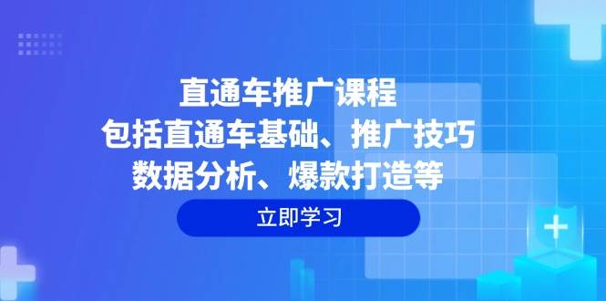 （14001期）直通车推广课程：包括直通车基础、推广技巧、数据分析、爆款打造等-问小徐资源库