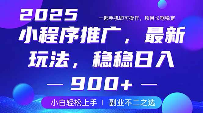 （14137期）25年小程序掘金最新玩法，稳稳日入900+，副业兼职的不二之选-问小徐资源库