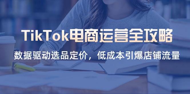 （14343期）TikTok电商运营全攻略，数据驱动选品定价，低成本引爆店铺流量-问小徐资源库