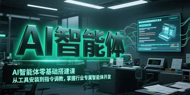（15257期）AI智能体零基础搭建课，从工具安装到指令调教，掌握行业专属智能体开发…-问小徐资源库