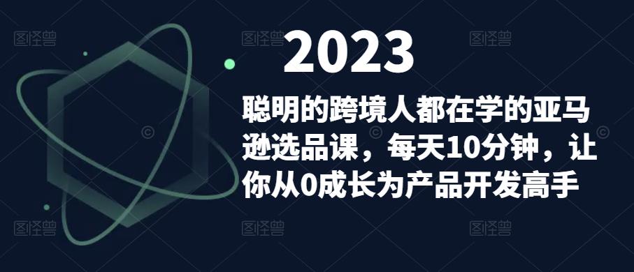 聪明的跨境人都在学的亚马逊选品课，每天10分钟，让你从0成长为产品开发高手-问小徐资源库