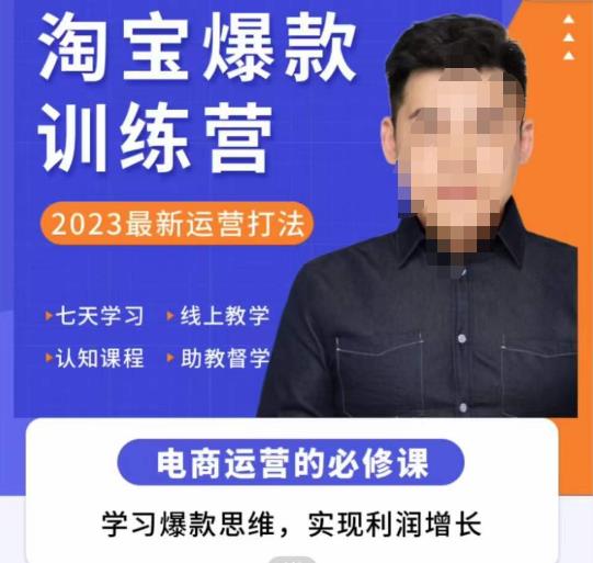 爱上黄昏·淘宝爆款训练营，2023最新运营打法，学习爆款思维，实现利润增长-问小徐资源库