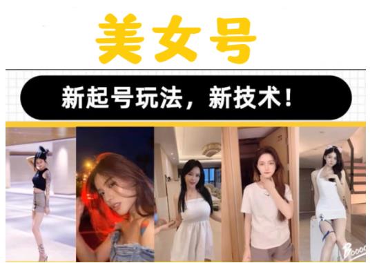 2023抖音快手短视频美女号课程制作玩法教程，美女号搬运新起号玩法，新技术（素材+教程）-问小徐资源库