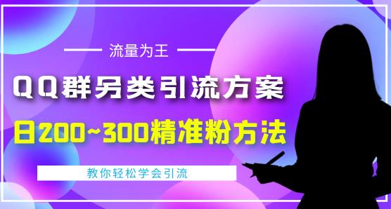 价值888的QQ群另类引流方案，半自动操作日200~300精准粉方法【视频教程】-问小徐资源库