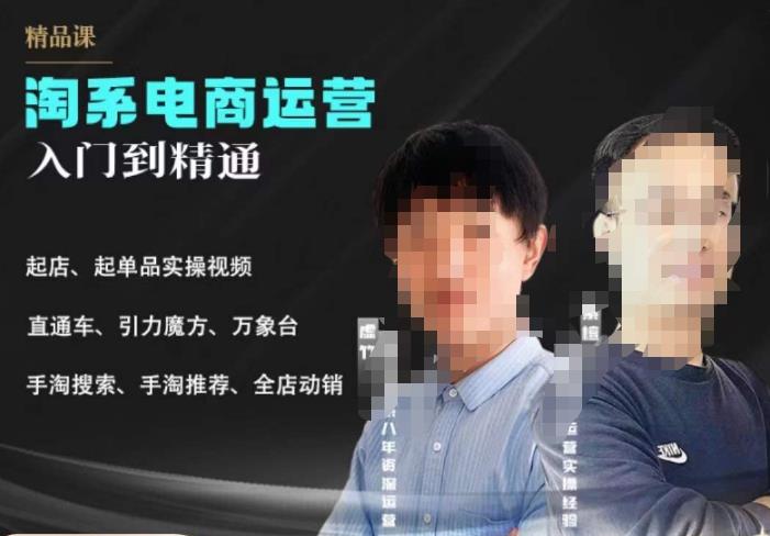2023手淘搜索实操课+体系化课程，​起店起单品实操视频课程-问小徐资源库